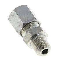 M8x1 Macho x 5LL Anillo de corte recto de acero galvanizado 100 Bar DIN 2353