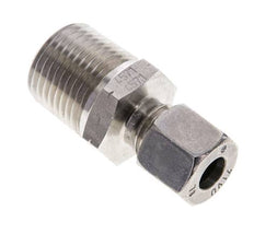 1/2'' NPT Macho x 8L Anillo de corte recto de acero inoxidable 315 Barra DIN 2353