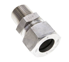 1/2'' NPT Macho x 18L Anillo de corte recto de acero inoxidable 315 Barra DIN 2353
