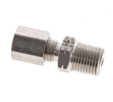 1/8'' NPT Macho x 4LL Anillo de corte recto de acero inoxidable 100 Bar DIN 2353