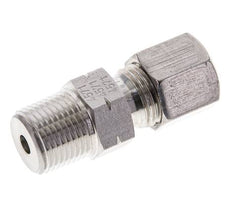 3/8'' NPT Macho x 8S Anillo de corte recto de acero inoxidable 630 Barra DIN 2353