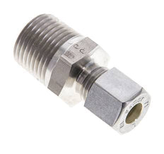 1/2'' NPT Macho x 8L Racor de compresión recto de acero inoxidable 315 Bar DIN 2353