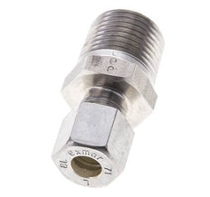 1/2'' NPT Macho x 8L Racor de compresión recto de acero inoxidable 315 Bar DIN 2353
