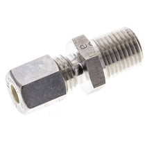 1/4'' NPT Macho x 6L Racor de compresión recto de acero inoxidable 315 Bar DIN 2353