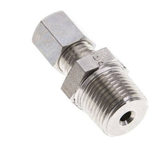 racor de compresión recto de acero inoxidable 3/8'' NPT Macho x 6L 315 Bar DIN 2353