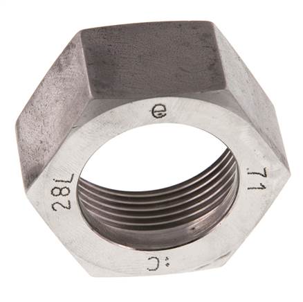 M36x2.0 x 28L Tuerca de unión de acero inoxidable para anillo de corte