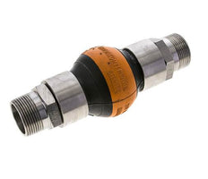Junta De Expansión De Caucho Rosca DN32 R 1-1/4'' (Macho)-R 1-1/4'' (Macho) EPDM Acero Inoxidable