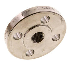 Brida Roscada DN15-PN40 Rp 1/2'' Acero Inoxidable 1.4571 EN 1092-1 (tipo 13)
