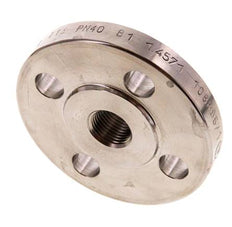 Brida Roscada DN15-PN40 Rp 1/2'' Acero Inoxidable 1.4571 EN 1092-1 (tipo 13)