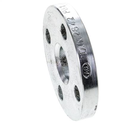 Brida Suelta DN20-PN10 Acero Galvanizado Material Sólido DIN 2642