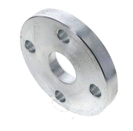 Brida Suelta DN25-PN10 Acero Galvanizado Material Sólido DIN 2642