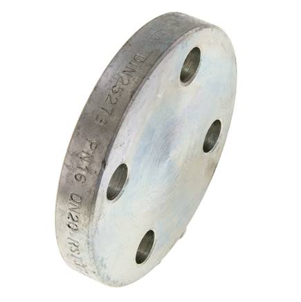 Brida Ciega DN20-PN16 Acero Galvanizado DIN 2527