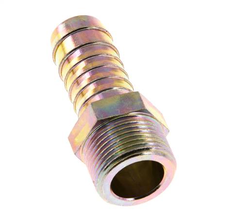 G 3/4'' Macho x 19mm Acero zincado Llave de manguera 25 Bar