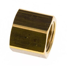 Tuerca de racor de latón 4/6mm (G1/4'') L15.5mm [5 Piezas]