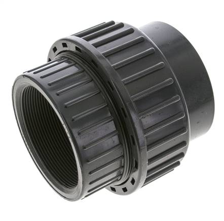 Conexión Hembra de Unión de PVC Rp (rosca interna cilíndrica) 3'' EPDM