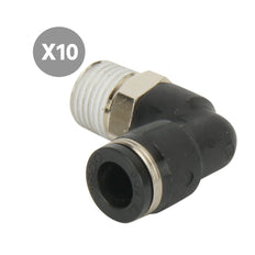 4mmxR1/4'' Codo Push Fit [10 piezas]