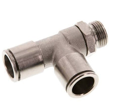 Racor en T en ángulo recto de 14mm x G3/8'' con rosca macho Latón NBR Giratorio