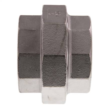 Rp 2'' acero inoxidable espiga doble 3 piezas con cierre cónico 16 Bar