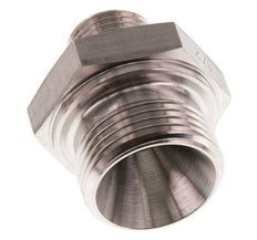 G 1'' x G 1/2'' Barra de acero inoxidable de doble espiga 345 - Hidráulica