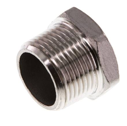 3/4'' NPT macho Tapón de cierre de acero inoxidable con hexágono exterior 16 Bar
