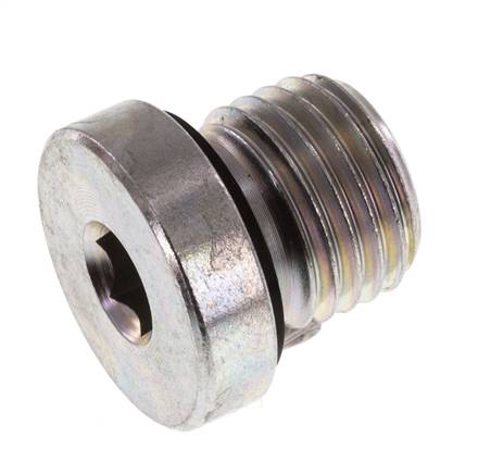 Tapón M14 X 1.5 Acero NBR con Hexágono Interno 400bar (5620.0psi) [2 Piezas]