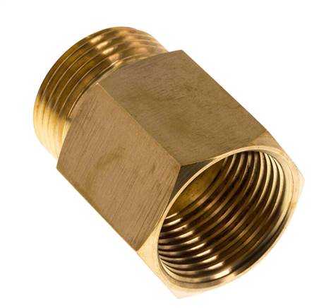 G 1'' x 1'' NPT M/F Anillo reductor de latón 16 Bar - Hidráulico