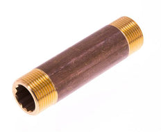 G 3/4'' Espiga doble de latón 16 Bar DIN 2982 - 100mm