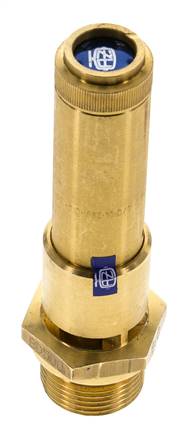 G Válvula de seguridad preajustada de latón de 3/4'' 15,3 bar (221,91 psi) DN 10