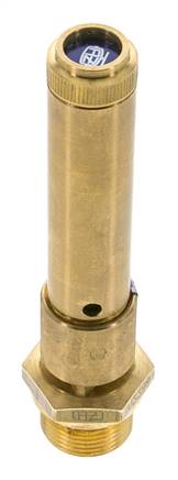 G Válvula de seguridad preajustada de latón de 3/4'' 43,5 bar (630,92 psi) DN 10