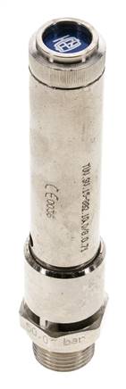 G 1/2'' Válvula de seguridad de latón niquelado 45 bar (652.68 psi) DN 10