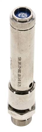 G 1/2'' Válvula de seguridad de latón niquelado 48 bar (696.19 psi) DN 10