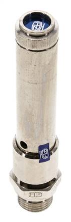 G 1/2'' Válvula de seguridad de latón niquelado 45 bar (652.68 psi) DN 10