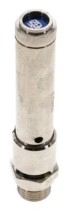 G 1/2'' Válvula de seguridad de latón niquelado 45 bar (652.68 psi) DN 10