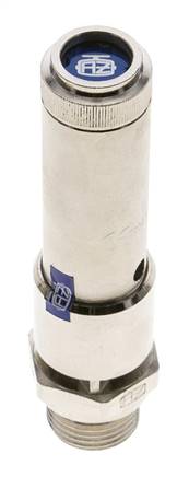 G 1/2'' Válvula de seguridad de latón niquelado 34 bar (493.14 psi) DN 10