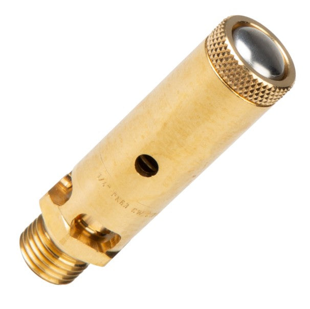 G Válvula de seguridad preajustada de 1/4'' de latón 12,1 bar (175,5 psi) DN 8