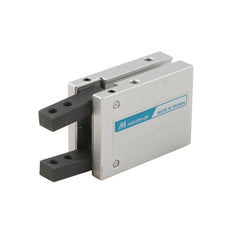 Pinza neumática de doble efecto de 2 mordazas de 30 grados D32 mm