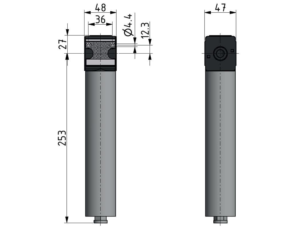 Secador de diafragma 1/4'' 182l/min Mutifix