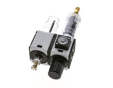 FRL 2 Partes G1/4'' 800l/min 0.5-8.0bar/7-116psi Auto Policarbonato Futura 0