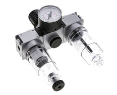 FRL 3 Partes G1/8'' 750l/min 0.5-10.0bar/7-145psi Semi-Auto 40 mm Manómetro Policarbonato Multifix 0