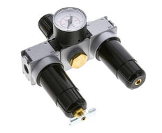 FRL 3 Partes G1/4'' 750l/min 0.5-10.0bar/7-145psi Semi-Auto 40 mm Manómetro Metal Multifix 0