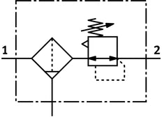 Festo Filtro Regulador G1/4'' 0.5-12bar 1200l/min 5µm Mini - 192611