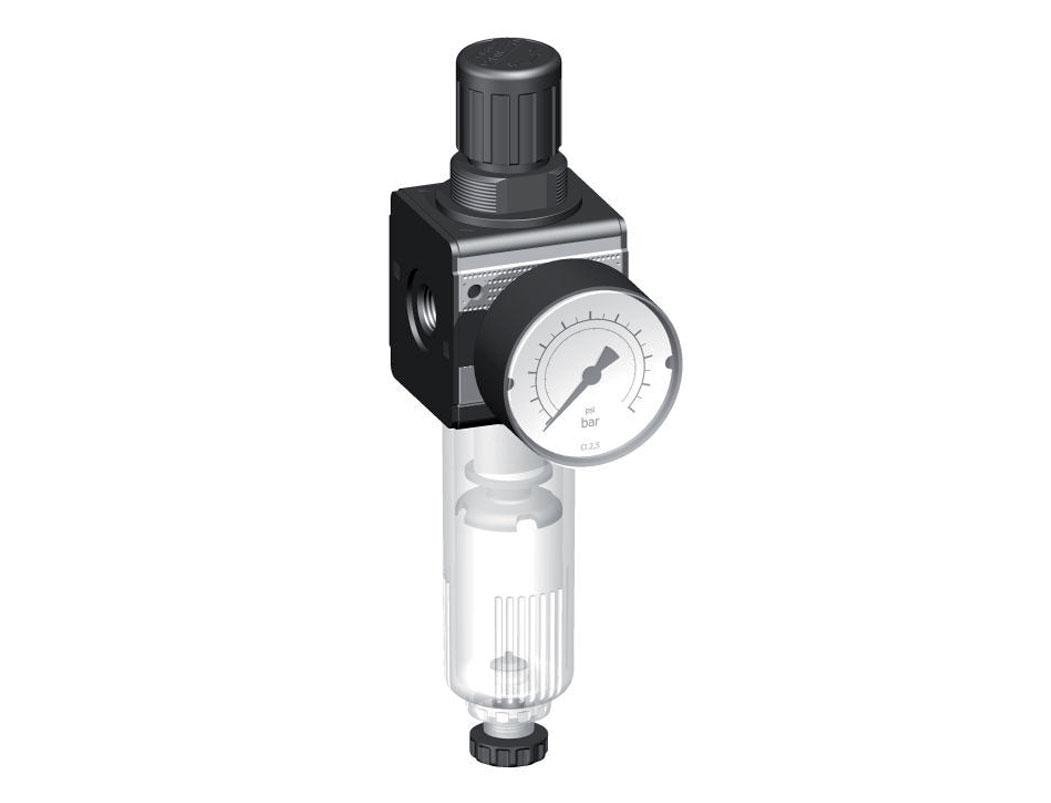 Filtro regulador G1/4'' 1600l/min 0,5-10,0bar/7-145psi Multifix 1