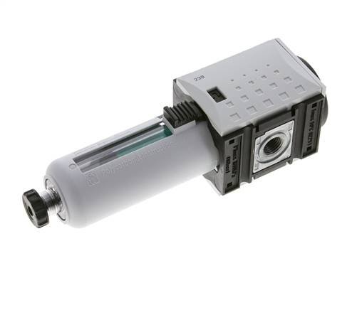 Microfiltro 0.01micrones G1/4'' 350l/min Auto Policarbonato Futura 1