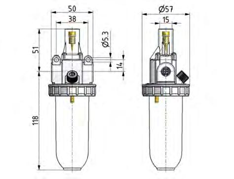 Lubricador G3/8'' Estándar 1