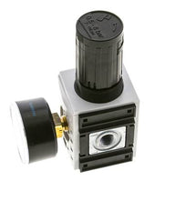 Regulador de presión de precisión para montaje de colector G1/4'' 2000l/min 0.5-8.0bar/7-116psi PA Futura 1