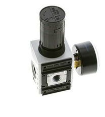 Regulador de presión de precisión para montaje de colector G1/4'' 2000l/min 0.2-4.0bar/3-58psi PA Futura 1