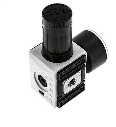 Regulador de presión de precisión G1/4'' 2000l/min 0.5-10.0bar/7-145psi PA Futura 1