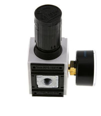 Regulador de presión de precisión G1/4'' 2000l/min 0.5-16.0bar/7-232psi PA Futura 1