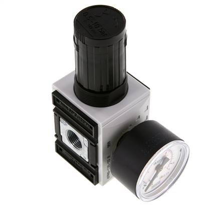 Regulador de presión de precisión G3/8'' 2500l/min 0.5-10.0bar/7-145psi PA Futura 1