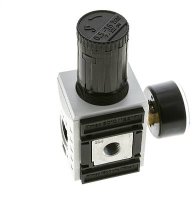 Regulador de Presión de Precisión para Ensamblaje de Colector G3/8'' 4500l/min 0.5-16.0bar/7-232psi PA Futura 2